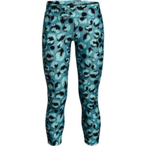 imageUnder Armour Girls HeatGear Printed Ankle Crop LeggingCosmos 476Breeze