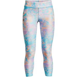 imageUnder Armour Girls HeatGear Printed Ankle Crop LeggingPurple Note 523Cloudless Sky