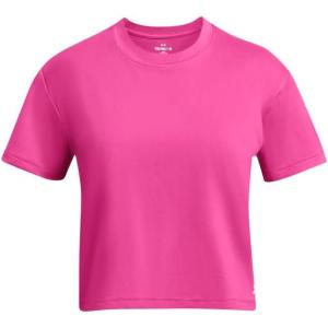 imageUnder Armour Girls Motion Short Sleeve T Shirt652 Rebel Pink   Pink