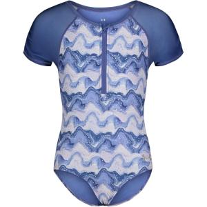 imageUnder Armour Girls One Piece PaddlesuitNebula Purple Waves