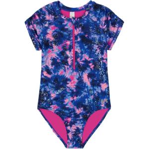 imageUnder Armour Girls One Piece PaddlesuitPhoton Blue Tie Dye