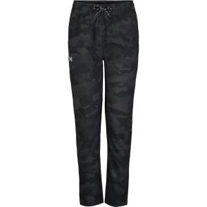 imageUnder Armour Girls Outdoor Pants Lightweight 4Way Stretch Fabric ampamp Drawstring ClosureBlack Camo Stretch Tech