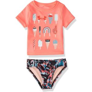 imageUnder Armour Girls Rashguard SetEclectic Pink Sp20