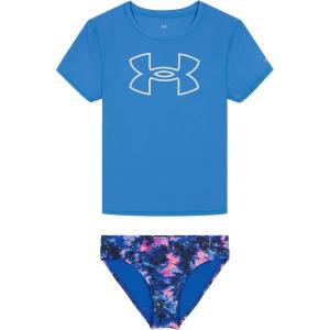 imageUnder Armour Girls Rashguard SetViral Blue Tie Dye