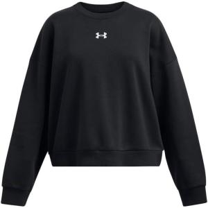 imageUnder Armour Girls Rival Fleece Oversized Crew001 Black   White