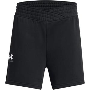 imageUnder Armour Girls Rival Terry Crossover Shorts001 Black   White