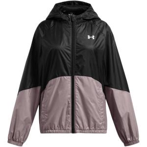 imageUnder Armour Girls Sport Windbreaker Jacket002 Black  Tetra Gray  White
