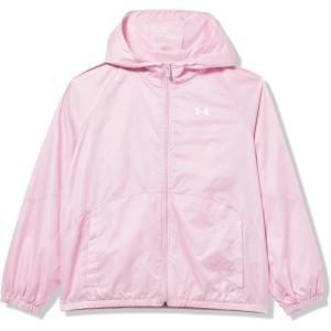 imageUnder Armour Girls Sport Windbreaker Jacket647 Prime Pink   White