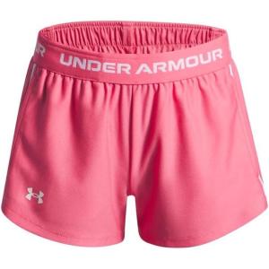 imageUnder Armour Girls Tech Play Up Shorts673 Super Pink  Super Pink  White