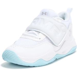 imageUnder Armour Kids Pre School Zone Basketball 2 Shoe104 WhiteWhiteMetallic Silver
