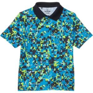 imageUnder Armour Matchplay Printed Golf PoloCapriHighvis YellowBlack