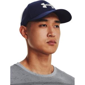 imageUnder Armour Mens Blitzing Cap Adjustable410 Midnight Navy   Mod Gray