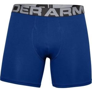 imageUnder Armour Mens Charged Cotton 6inch Boxerjock 3PackRoyalAcademyMod Gray Medium Heather