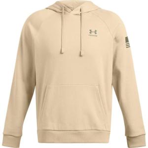 imageUnder Armour Mens Freedom Flag Hoodie290 Desert Sand   Marine Od Green