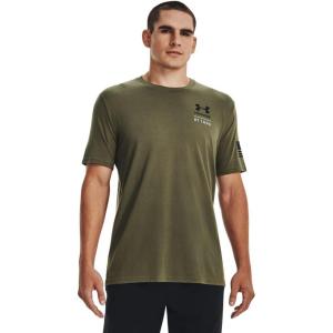 imageUnder Armour Mens Freedom Graphic Short Sleeve TShirt by 1775390 Marine Od Green   Black