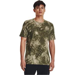 imageUnder Armour Mens Freedom Graphic Short Sleeve TShirt by 1775391 Marine Od Green   Khaki Base