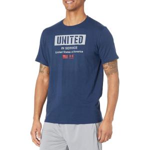 imageUnder Armour Mens Freedom Graphic Short Sleeve TShirt by 1775408 Academy   Red
