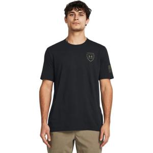 imageUnder Armour Mens Freedom Graphic Short Sleeve TShirt by 1775Eagle001 Black   Marine Od Green