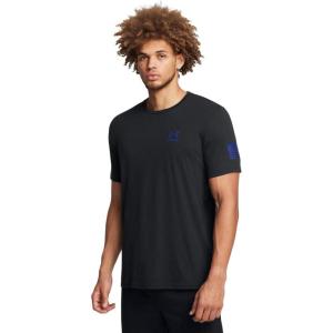 imageUnder Armour Mens Freedom Graphic Short Sleeve TShirt002 Black   Team Royal