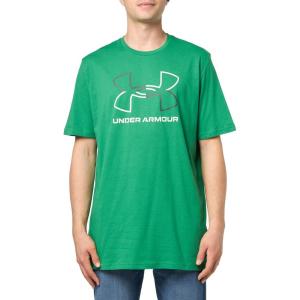imageUnder Armour Mens Global Foundation Short Sleeve T Shirt305 Team Kelly Green  Castlerock  Stone