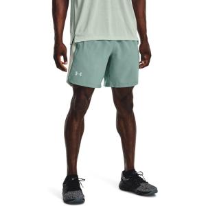 imageUnder Armour Mens Launch Stretch Woven 7inch Shorts177 Fresco Green  Illusion Green  Reflective