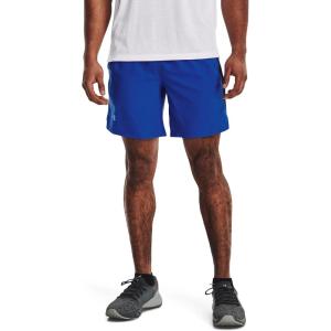imageUnder Armour Mens Launch Stretch Woven 7inch Shorts486 Versa Blue  Black  Reflective