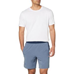 imageUnder Armour Mens Launch Stretch Woven 7inch ShortsAcademy Blue Full Heather 408Reflective