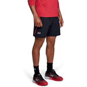 imageUnder Armour Mens Launch Stretch Woven 7inch ShortsBlack Aruba Red