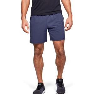 imageUnder Armour Mens Launch Stretch Woven 7inch ShortsBlue Ink 497Reflective