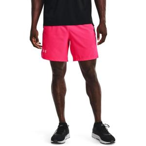 imageUnder Armour Mens Launch Stretch Woven 7inch ShortsPenta Pink 975Pink