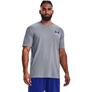 imageUnder Armour Mens New Freedom Banner TShirt036 Steel Medium Heather  Royal  Red