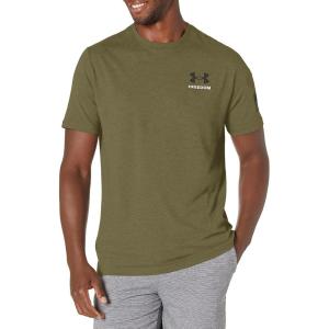 imageUnder Armour Mens New Freedom Banner TShirtMarine Od Green 390Black