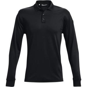 imageUnder Armour Mens Tac Performance Polo Long Sleeve 20Black 001Black