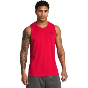 imageUnder Armour Mens Tech Tank Top600 Red   Black