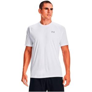 imageUnder Armour Mens Velocity 20 Short Sleeve T Shirt100 White   Steel