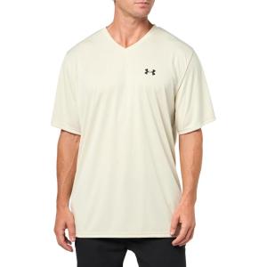 imageUnder Armour Mens Velocity 20 Short Sleeve V Neck T Shirt273 Silt   Black