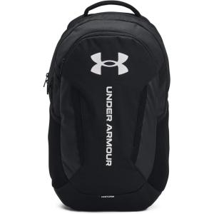 imageUnder Armour Unisex Hustle 60 Backpack 402 Blue AtlantisBlue AtlantisMetallic Silver One Size Fits Most002 Black  Black  White