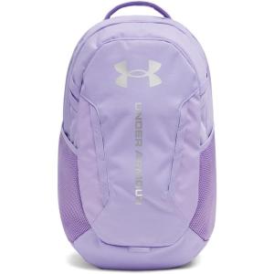 imageUnder Armour Unisex Hustle 60 Backpack 402 Blue AtlantisBlue AtlantisMetallic Silver One Size Fits Most538 Transparent  Transparent  Metallic Silver