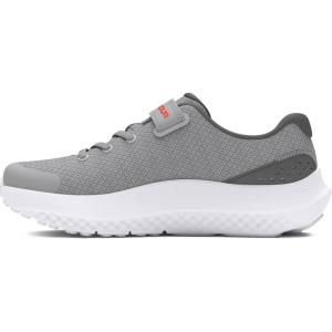imageUnder Armour UnisexChild Pre School Surge 4 Alternate Closure Running Shoe100 Mod GrayCastlerockPhoenix Fire