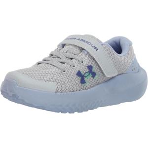 imageUnder Armour UnisexChild Pre School Surge 4 Alternate Closure Running Shoe101 Halo GrayCelesteStarlight