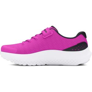 imageUnder Armour UnisexChild Pre School Surge 4 Alternate Closure Running Shoe500 Vivid MagentaBlackStellar Pink