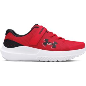 imageUnder Armour UnisexChild Pre School Surge 4 Alternate Closure Running Shoe600 RedBlackBlack