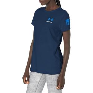 imageUnder Armour Womens New Freedom Banner TShirtAcademy Blue 408Royal