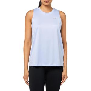 imageUnder Armour Womens Velocity Solid Tank Top539 Celeste   Metallic Silver