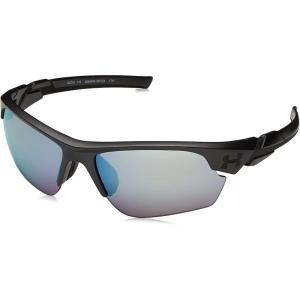 imageUnder Armour Youth Windup Wrap SunglassesSatin Carbon  Ua Tuned Baseball With Blue