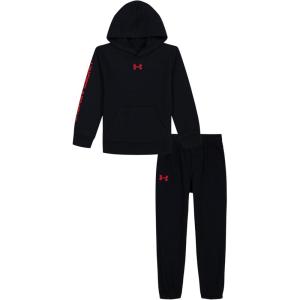 imageUnder Armour boys Long Sleeve Logo Hoodie ampamp Joggers SetBlack  Pullover