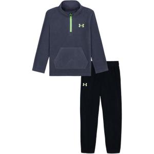 imageUnder Armour boys Long Sleeve Logo Hoodie ampamp Joggers SetGray Microfleece  14 Zip
