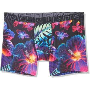 imageUnder Armour Mens MultiPack Performance Tech Mesh Boxerjock Brief 6quot Inseam AllDay ComfortBlackRoyalsingle