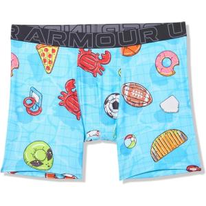 imageUnder Armour Mens MultiPack Performance Tech Mesh Boxerjock Brief 6quot Inseam AllDay ComfortCapri  Single