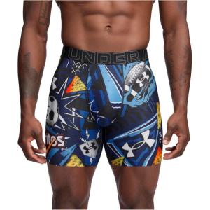 imageUnder Armour Mens MultiPack Performance Tech Mesh Boxerjock Brief 6quot Inseam AllDay ComfortCool Ranch Doritos